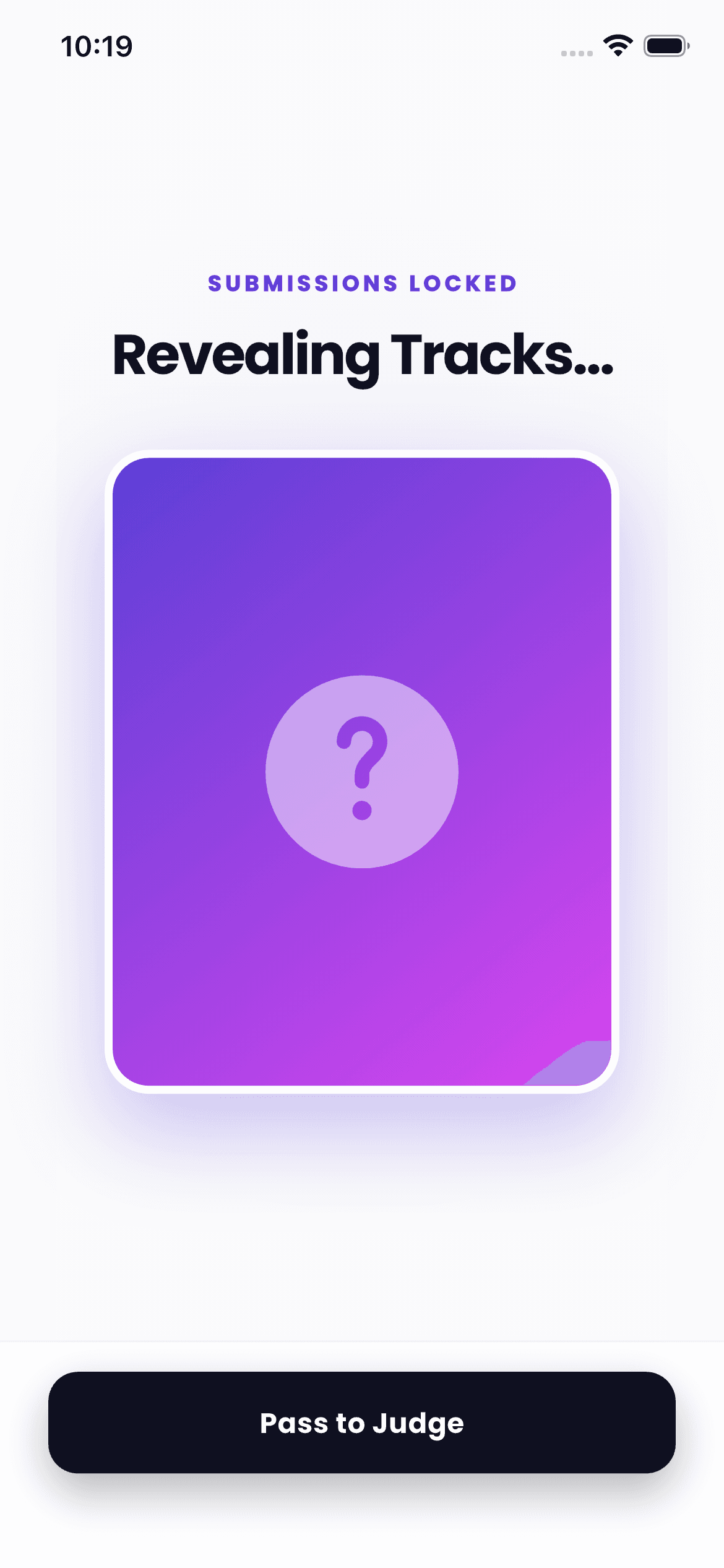 Submitted songs revealed anonymously